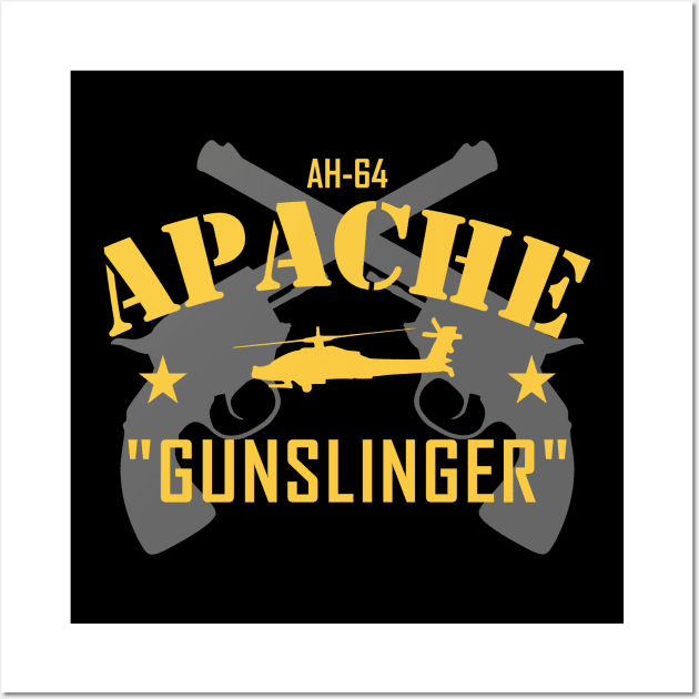 AH-64 Apache Gunship Wall Art by TCP